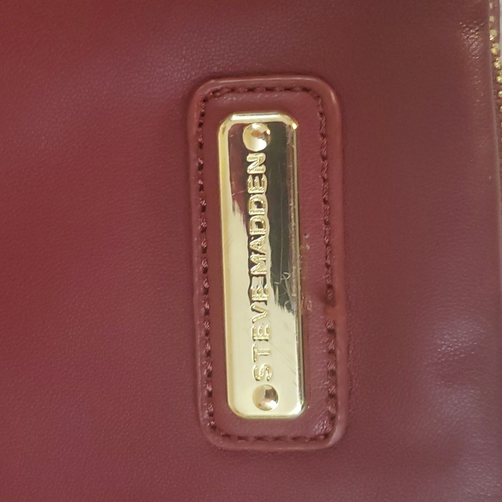 Steve Madden Burgundy purse - Picture 4 of 12
